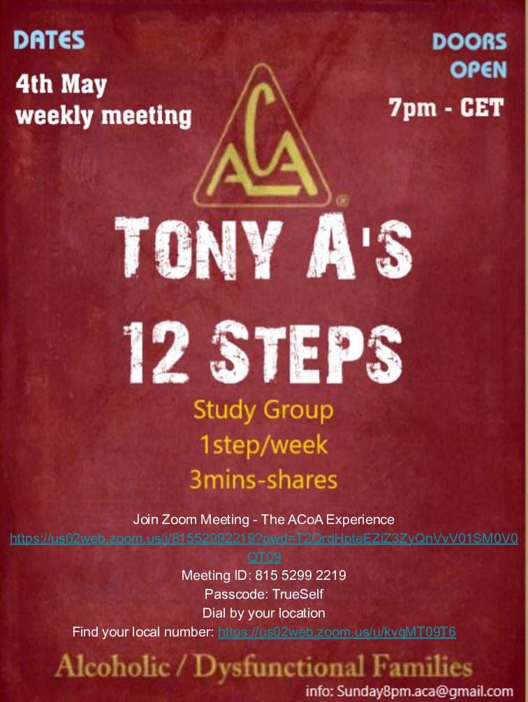 Tony A 12-Step Group