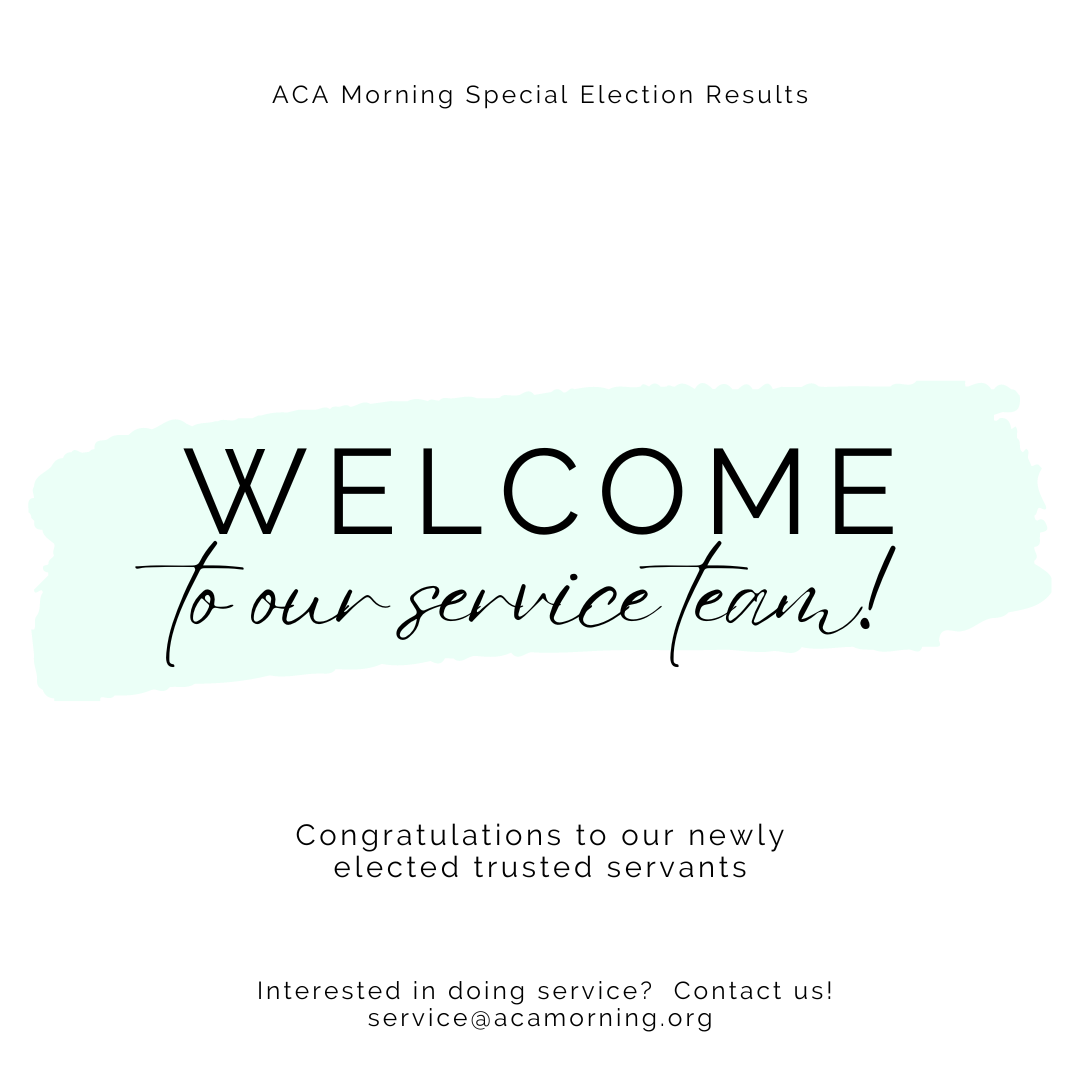 Election Results & Minutes Are In!