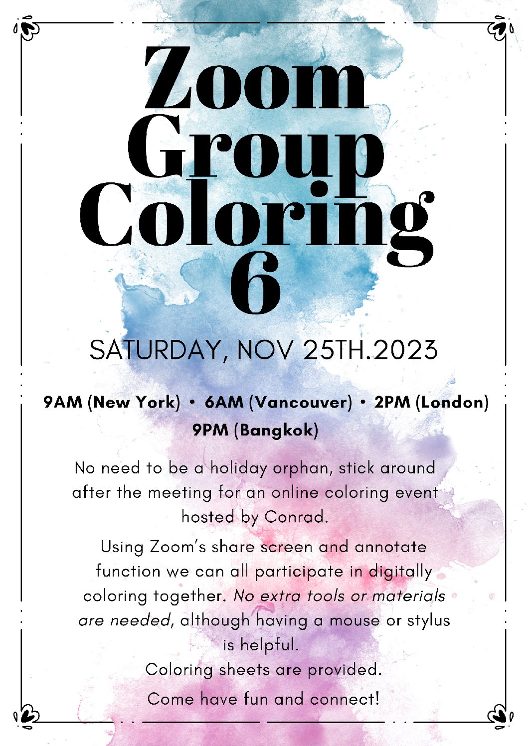 Zoom Group Coloring 6