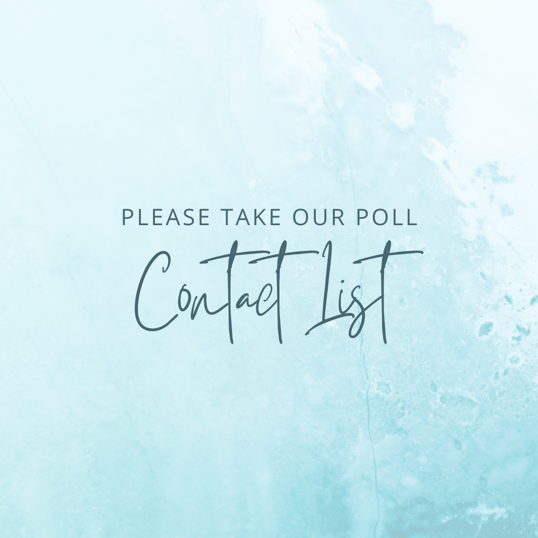 Results from the Contact List Poll