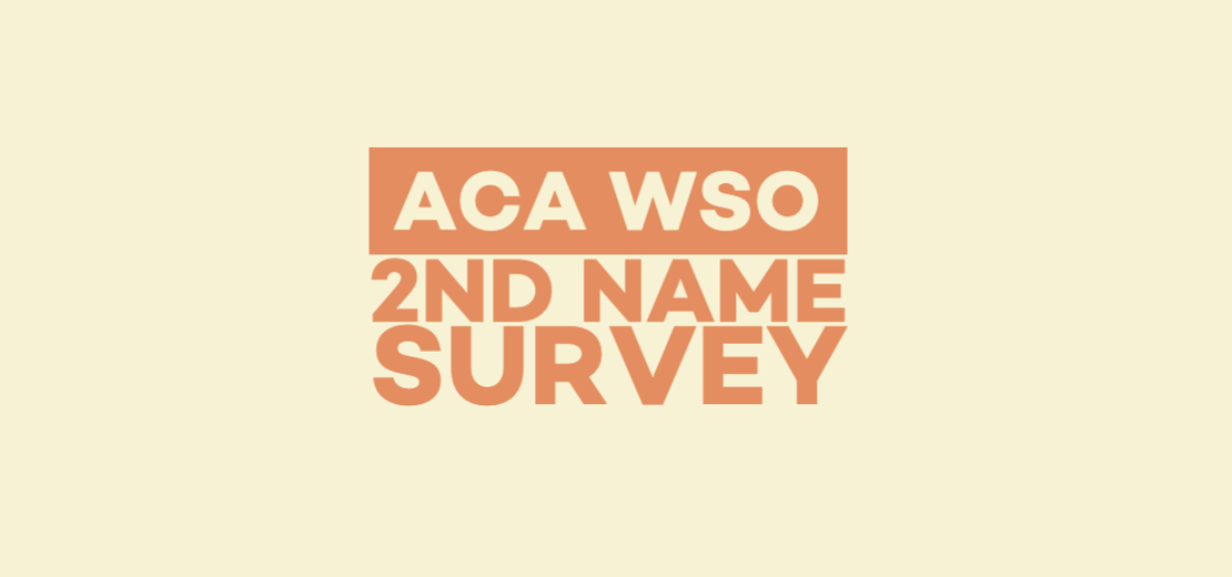 WSO 2nd Name Survey