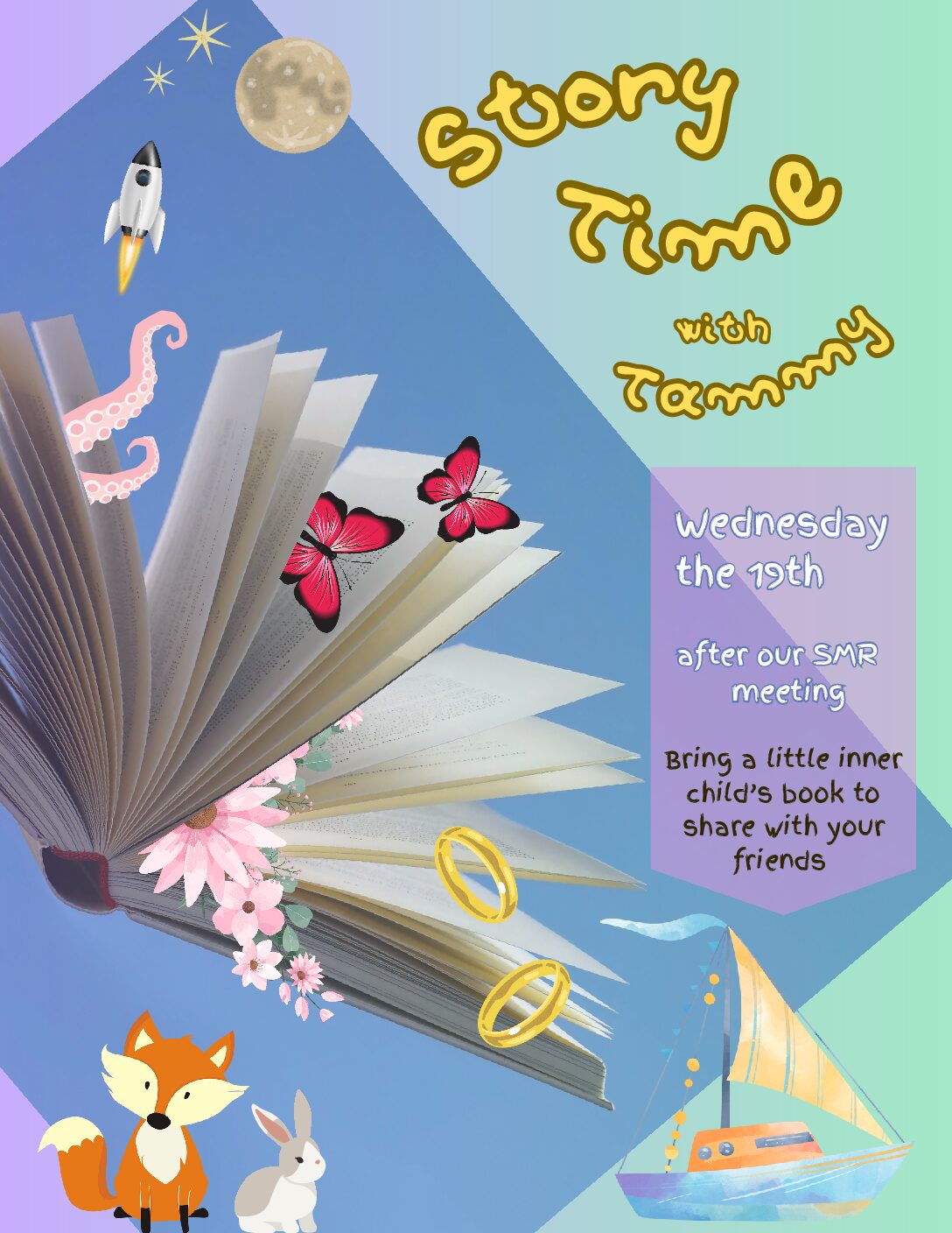 Happy 5th Birthday SMR  ~ Story time with Tammy